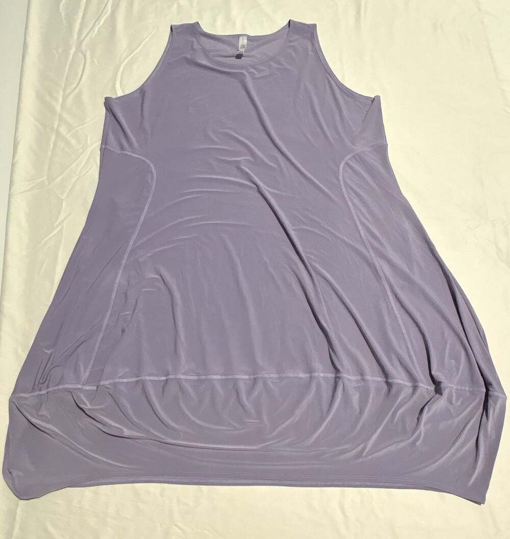MarlaWynne Tank Top Size 3X Lavender Crepe Jersey Tunic